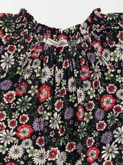 Robe imprimé fleuri fille...