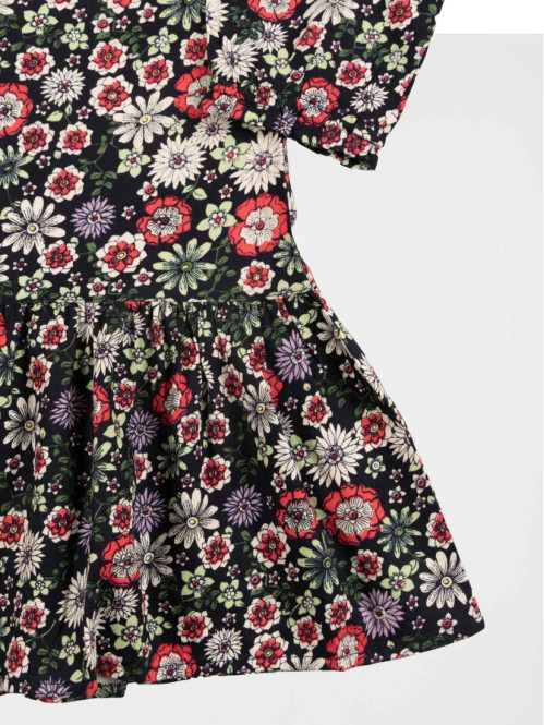 Robe imprimé fleuri fille...