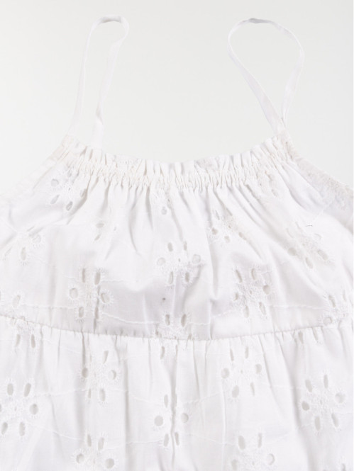 Robe broderie anglaise fille (3-12A) Robe broderie anglaise fille (3-12A)
