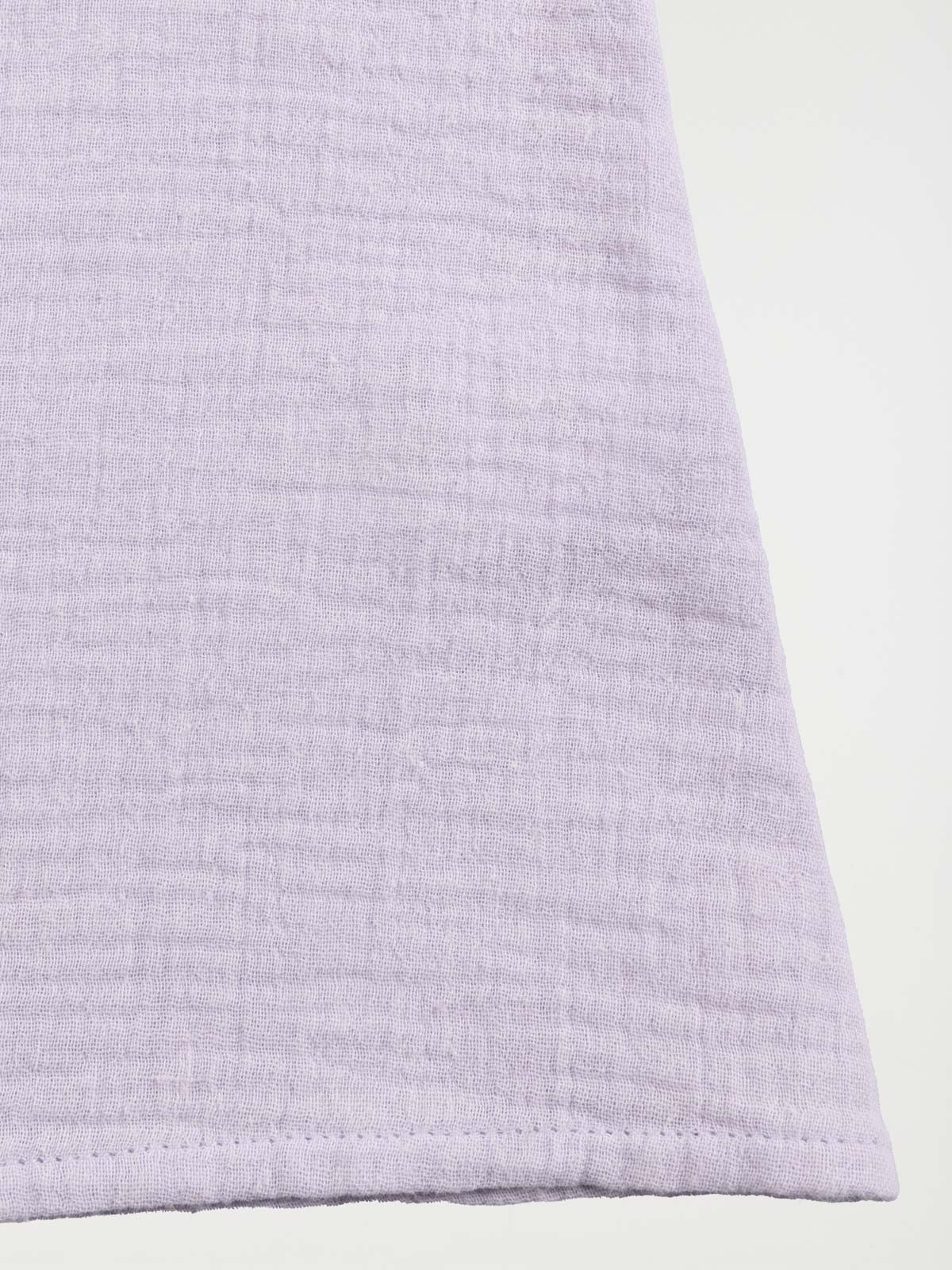Robe lilas gaze de coton fille (3-12A)
