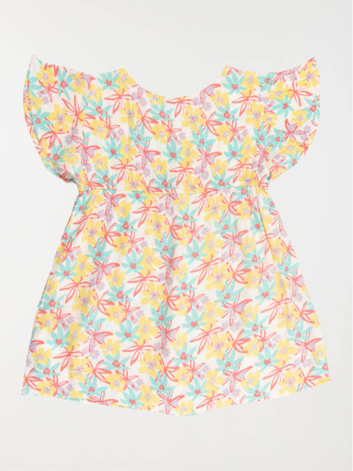Robe imprimée tropicale fille (3-12A)