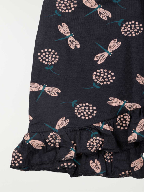 Jupe volantée libellule...