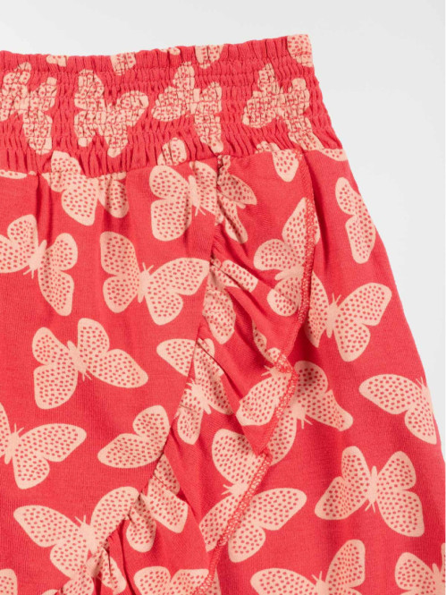 Jupe volantée papillon...