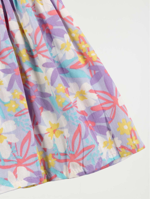 Jupe fluide motif fleuri...