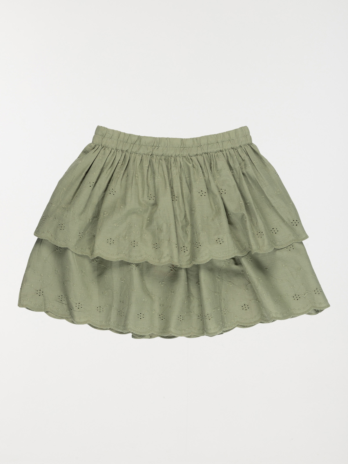 Jupe broderie anglaise fille (3-12A) Jupe broderie anglaise fille (3-12A)