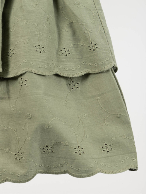 Jupe broderie anglaise...