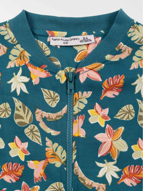 Bombers fleuri fille (3-12A)