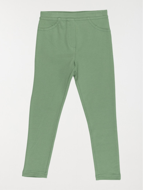Jegging thé vert fille (3-12A)