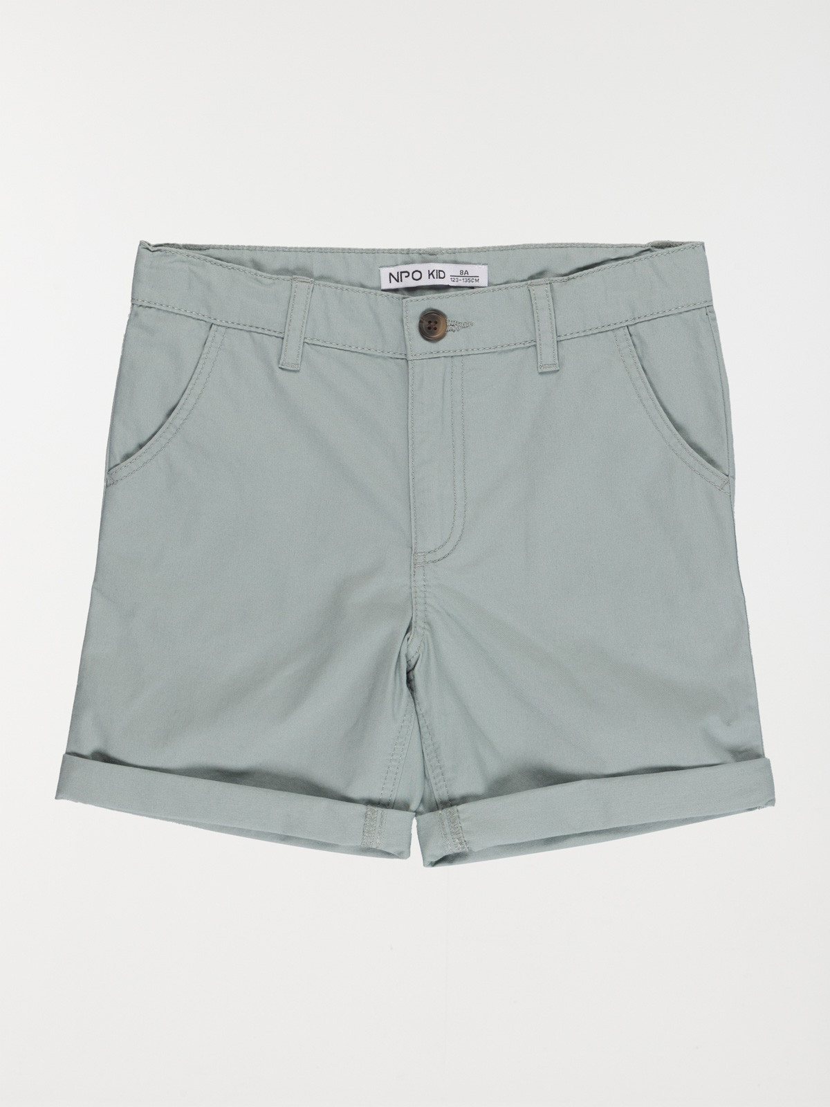Bermuda chino silver blue garçon (3-12A)