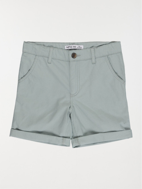 Bermuda chino silver blue garçon (3-12A)