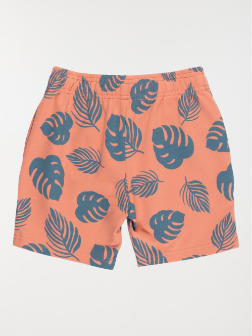 Bermuda imprimé feuillage garçon (3-12A)