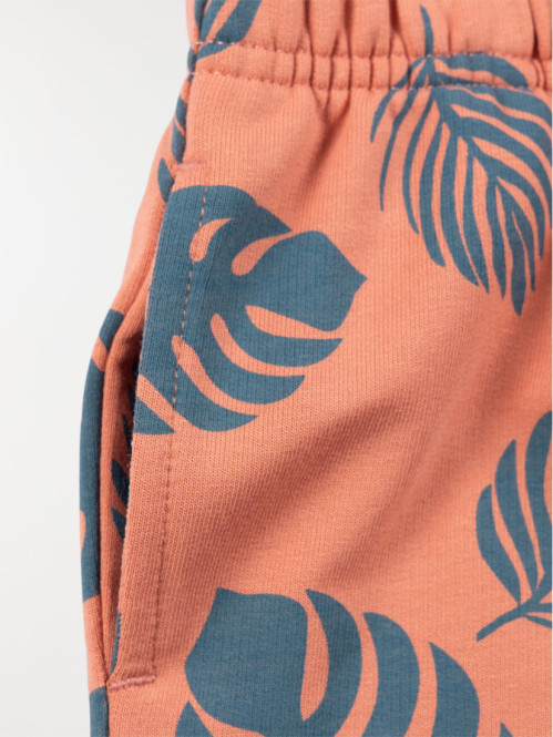 Bermuda imprimé feuillage garçon (3-12A)