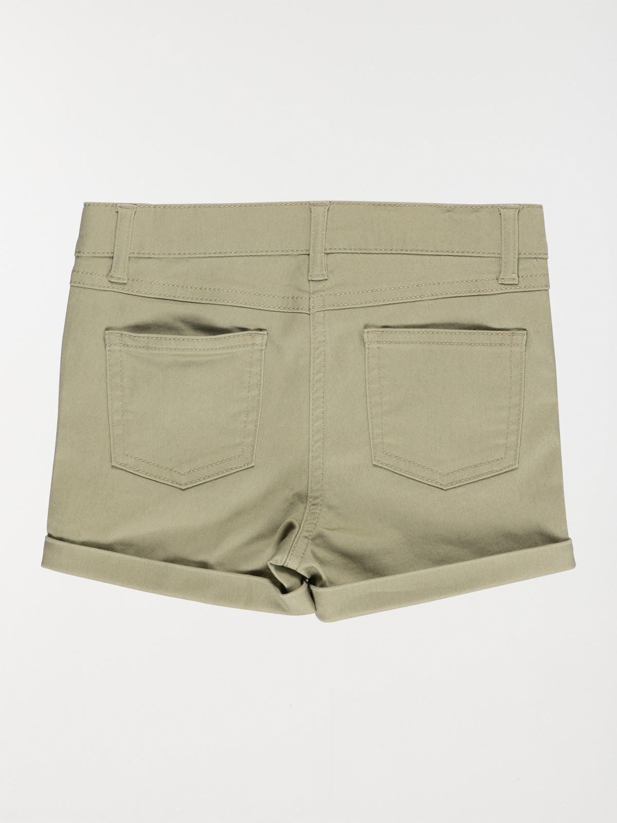 Short basique kaki clair fille (3-12A)
