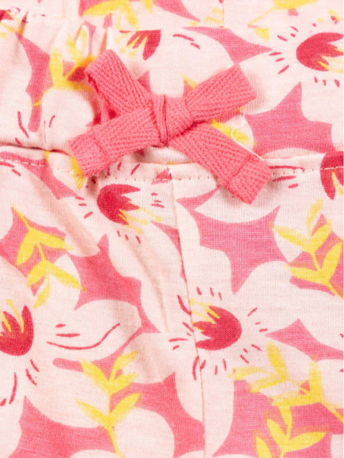 Short imprimé fleuri fille...