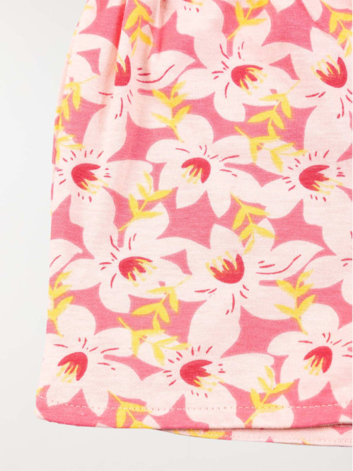 Short imprimé fleuri fille...