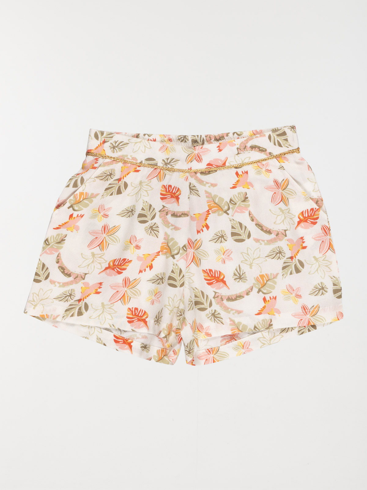 Short fille imprimé fleuri (3-12A) Short fille imprimé fleuri (3-12A)