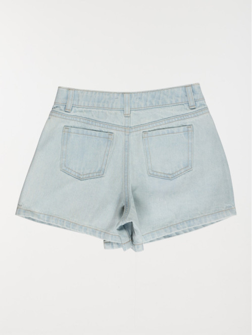 Jupe short bleach denim fille (3-12A)