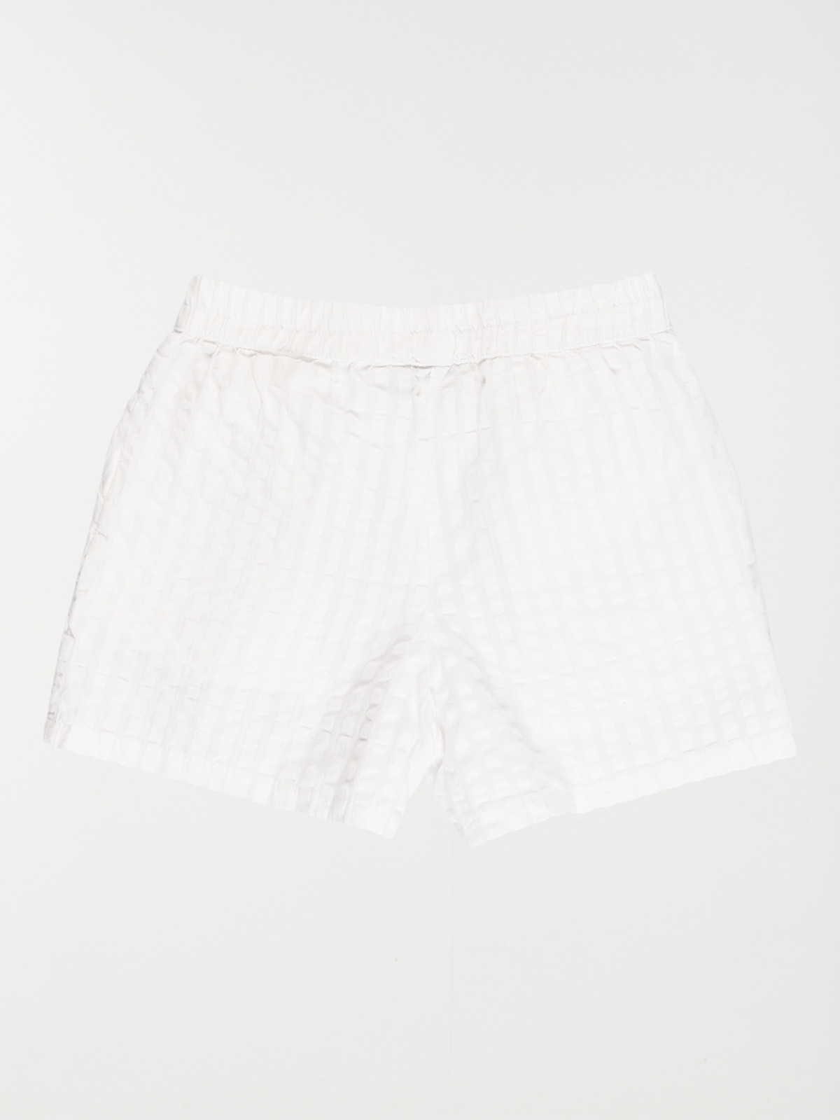 Short en coton fille blanc (3-12A) Short en coton fille blanc (3-12A)