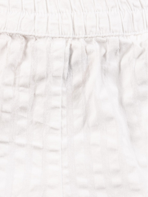 Short en coton fille blanc (3-12A) Short en coton fille blanc (3-12A)