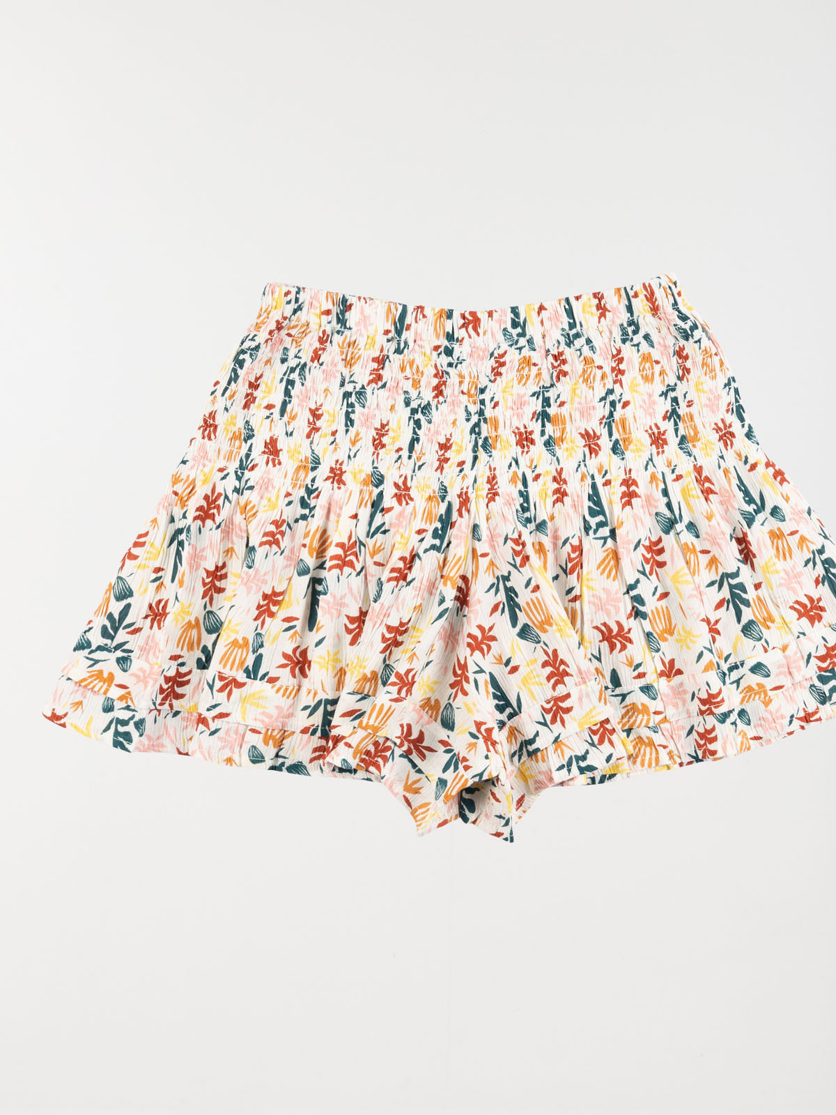 Short imprimé tropical fille (3-12A) Short imprimé tropical fille (3-12A)