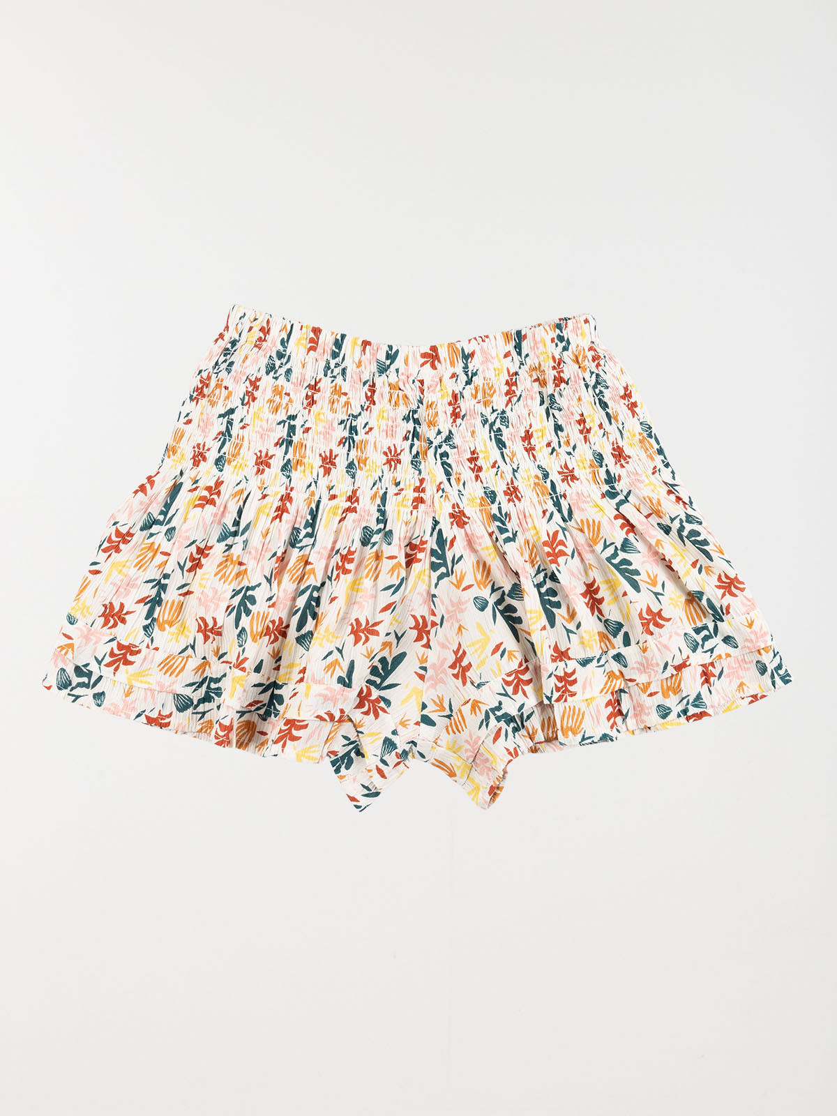 Short imprimé tropical fille (3-12A)