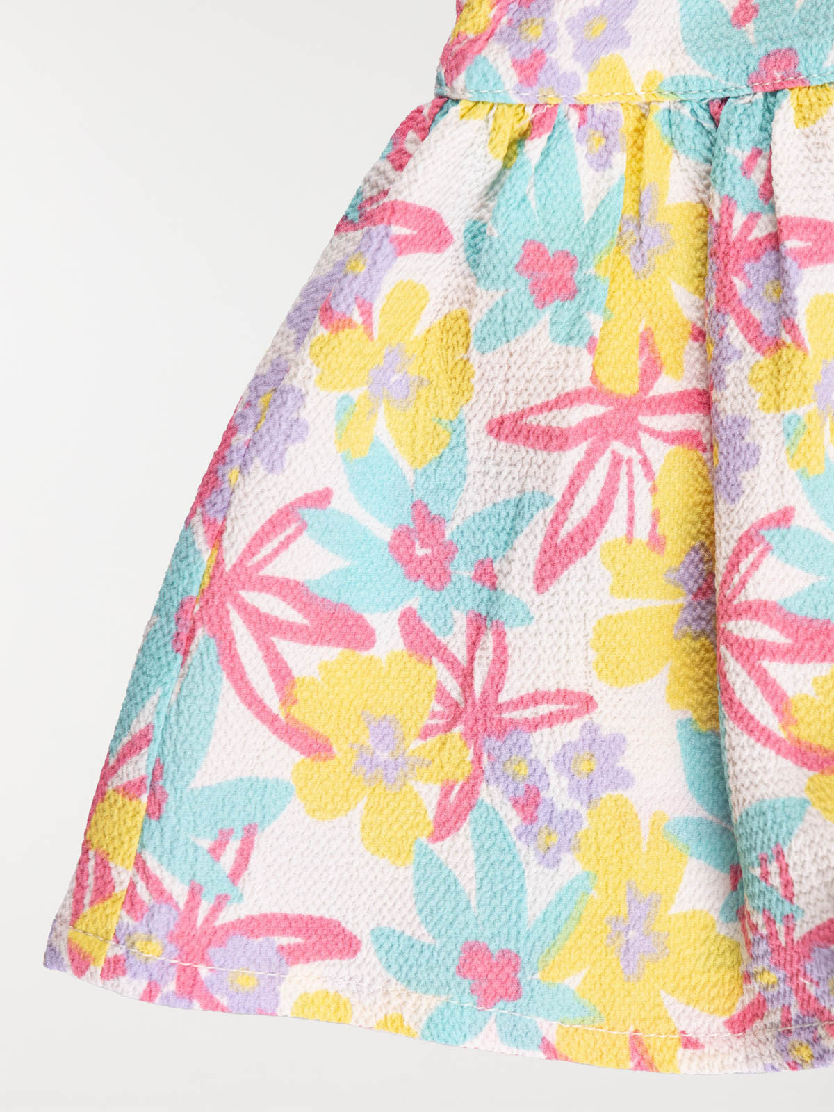 Jupe short motif tropical fille (3-12A) Jupe short motif tropical fille (3-12A)