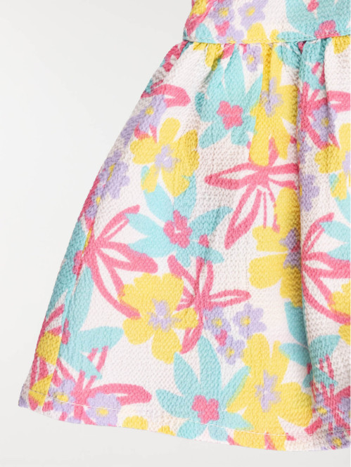 Jupe short motif tropical fille (3-12A) Jupe short motif tropical fille (3-12A)