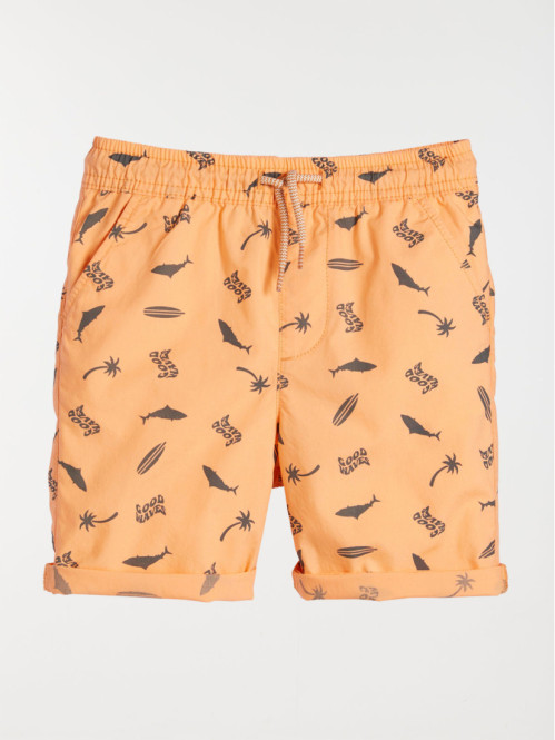 Short imprimé corail pop garçon (3-12A)