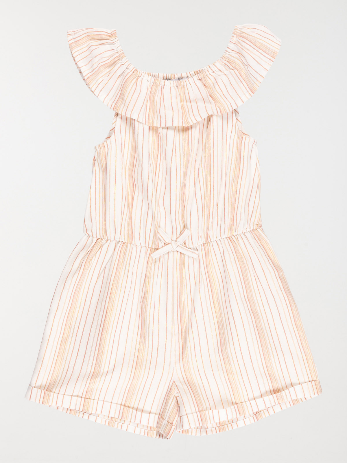 Combishort rayé fille (3-12A)