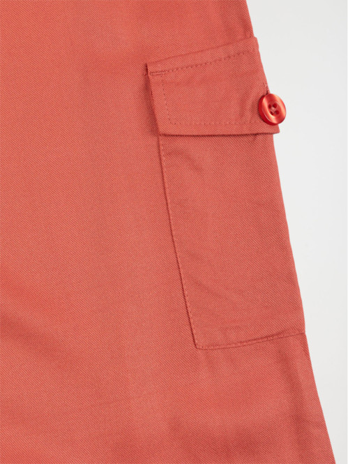 Pantalon cargo fluide fille (3-12A)