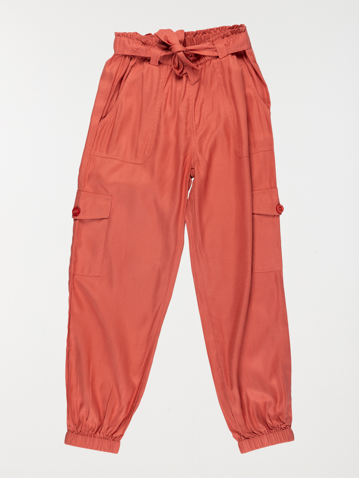 Pantalon cargo fluide fille (3-12A)