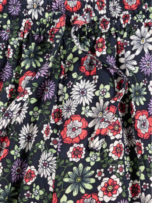 Pantalon large fleuri fille 3 12A
