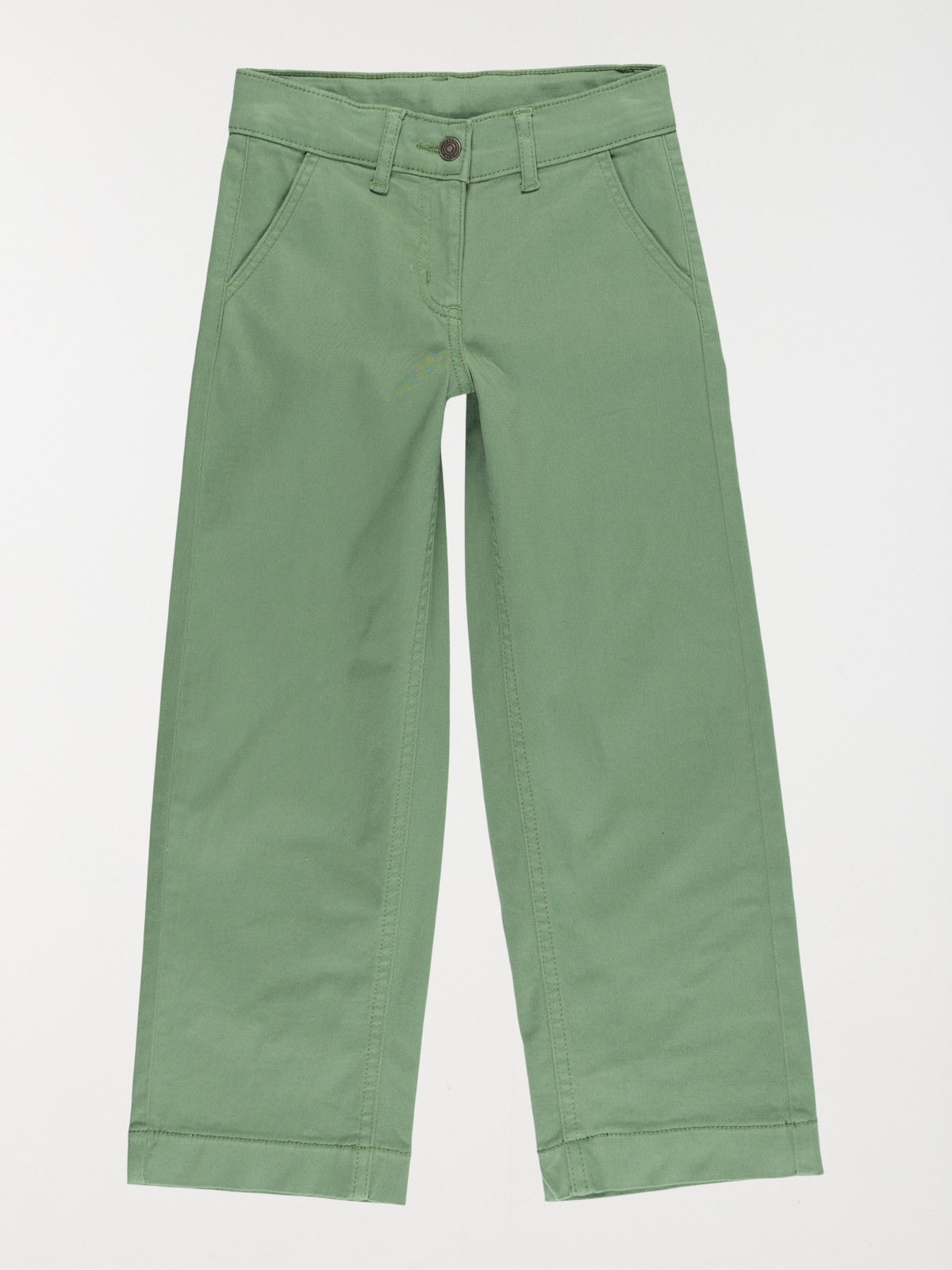 Pantalon large thé vert fille (3-12A)