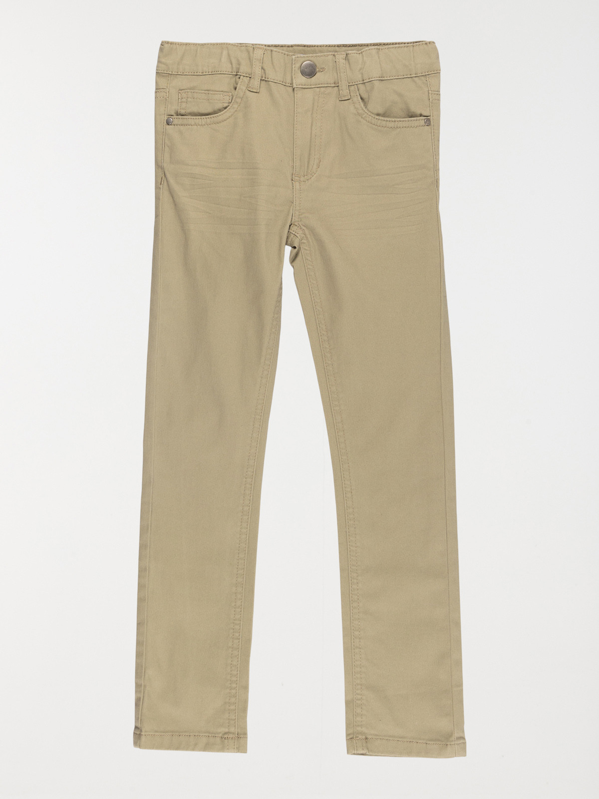 Pantalon slim vert sauge garçon (3-12A)