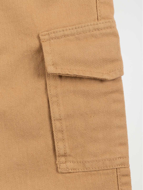 Pantalon Cargo Garçon Bleu Explorer 100% Coton