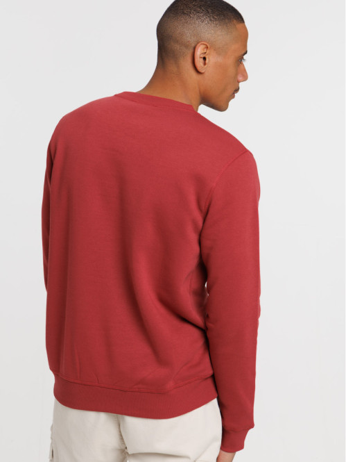 Sweat uni terracotta homme Sweat uni terracotta homme