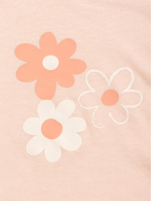 Tee-shirt fleurs fille (3-36M) Tee-shirt fleurs fille (3-36M)