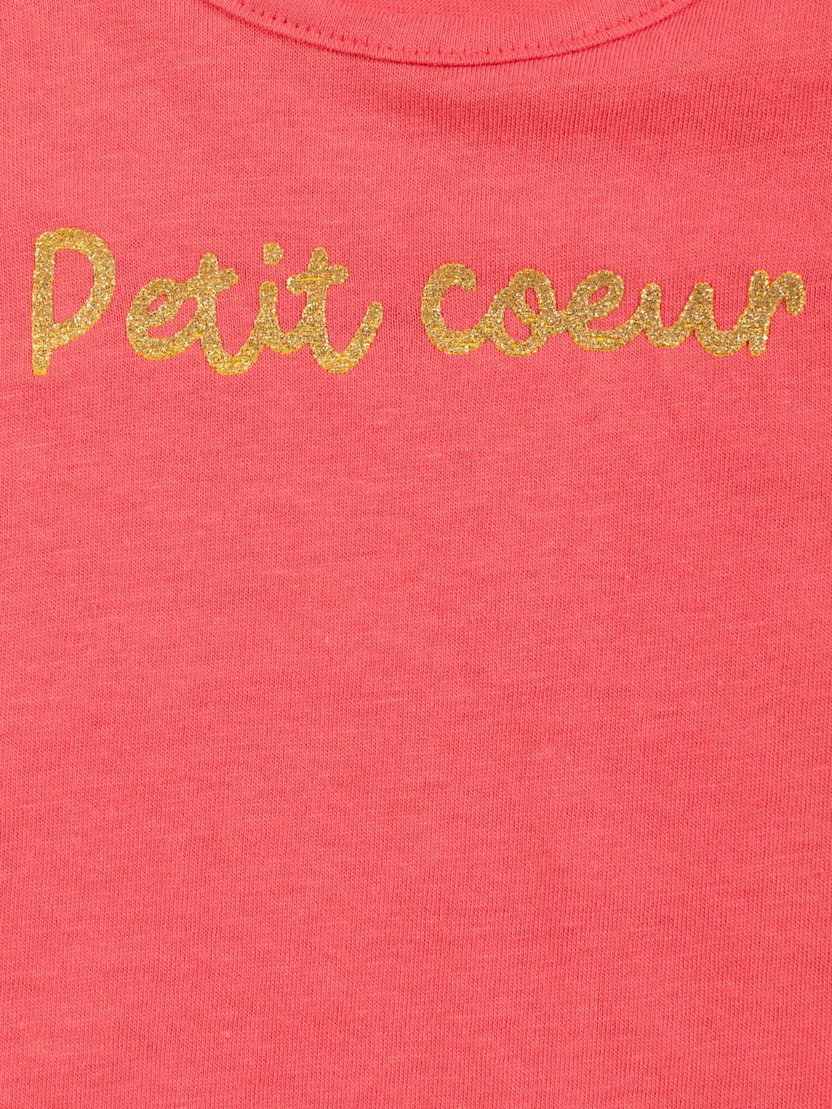 Tee-shirt petit coeur fille (3-36M)