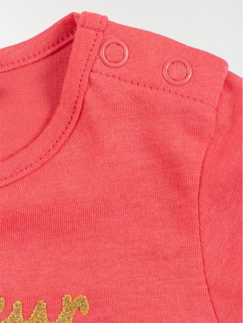 Tee-shirt petit coeur fille...