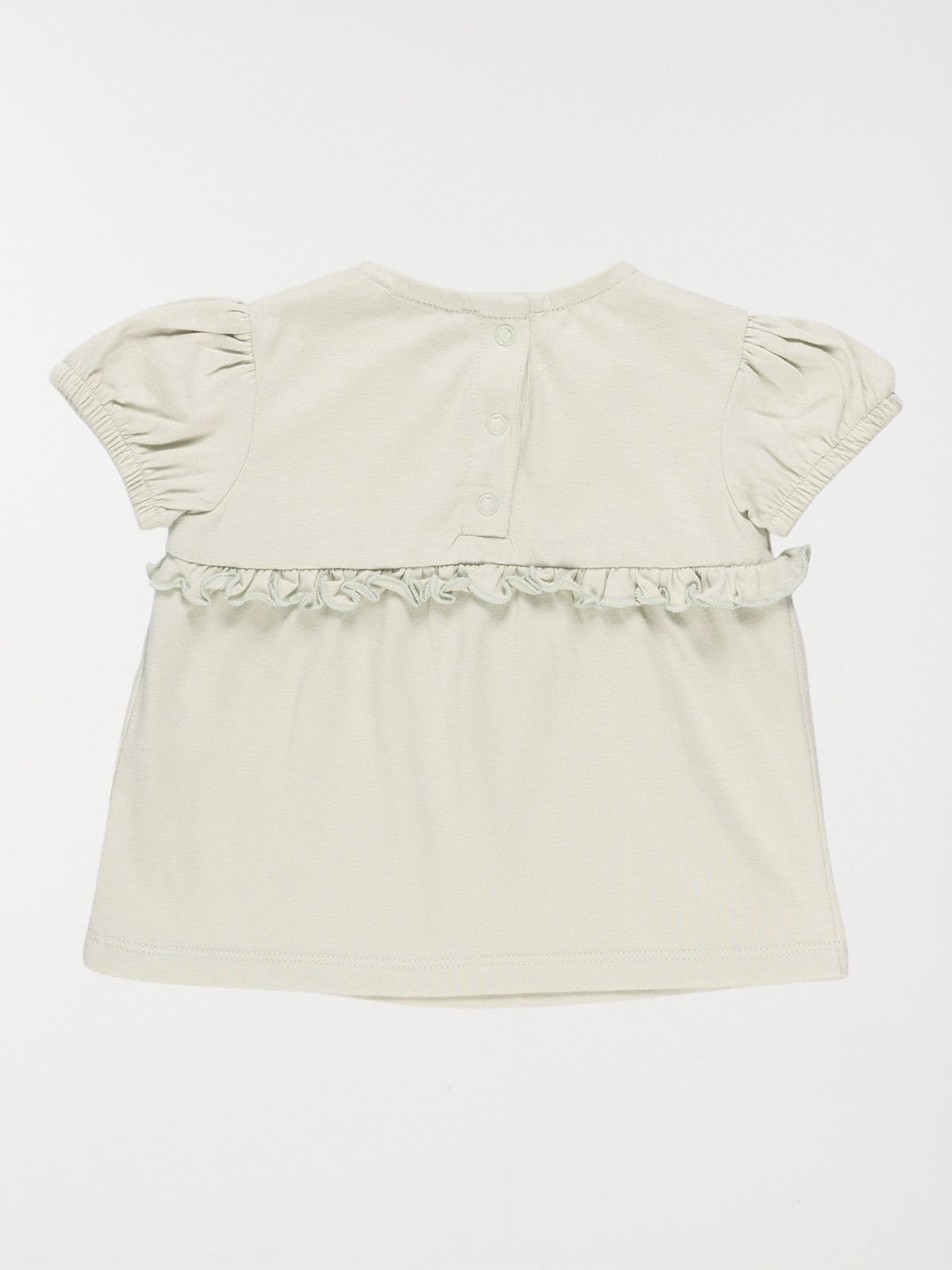 Tee-shirt broderie fleur fille (3-36M) Tee-shirt broderie fleur fille (3-36M)