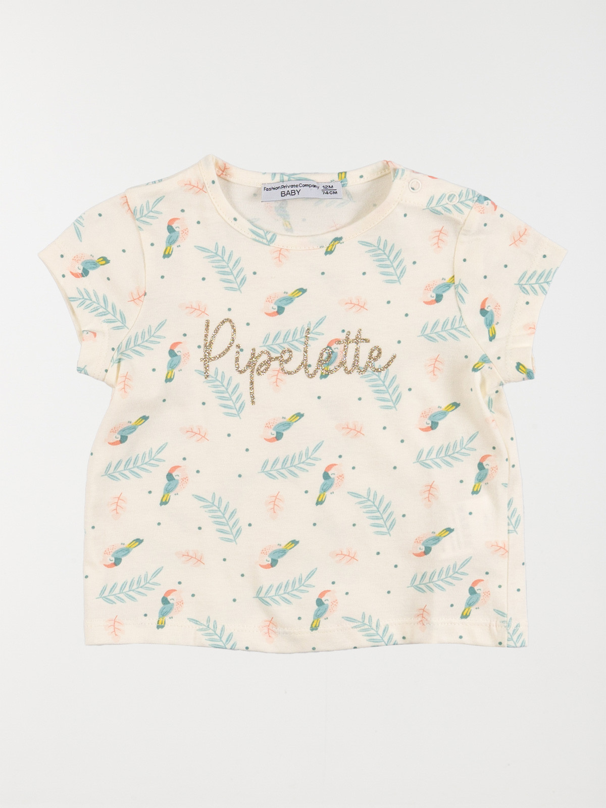 Tee-shirt pipelette fille (3-36M)