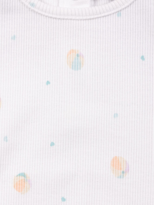 T-shirt coeurs et ballons fille (3-36M) T-shirt coeurs et ballons fille (3-36M)