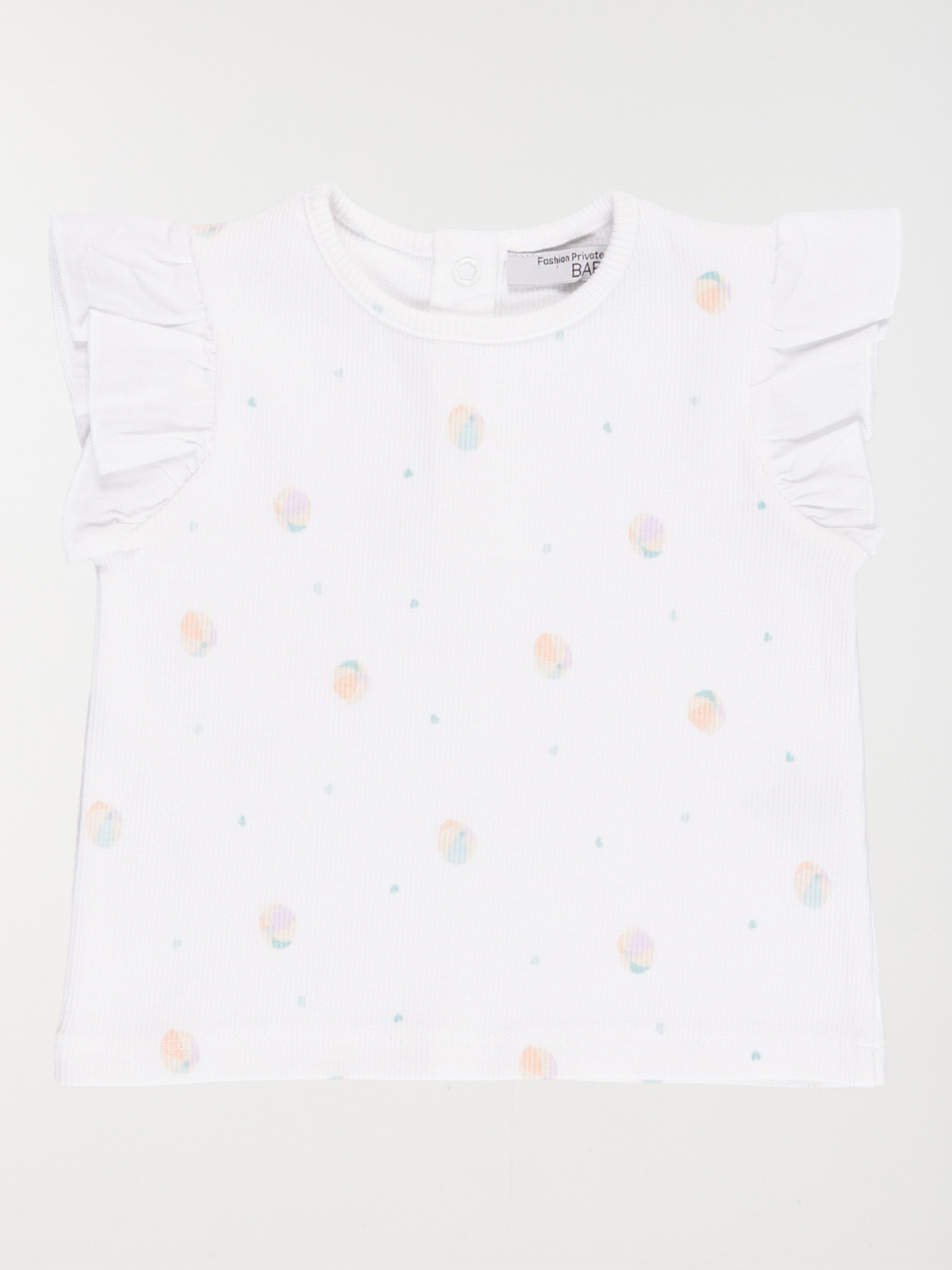 T-shirt coeurs et ballons fille (3-36M)