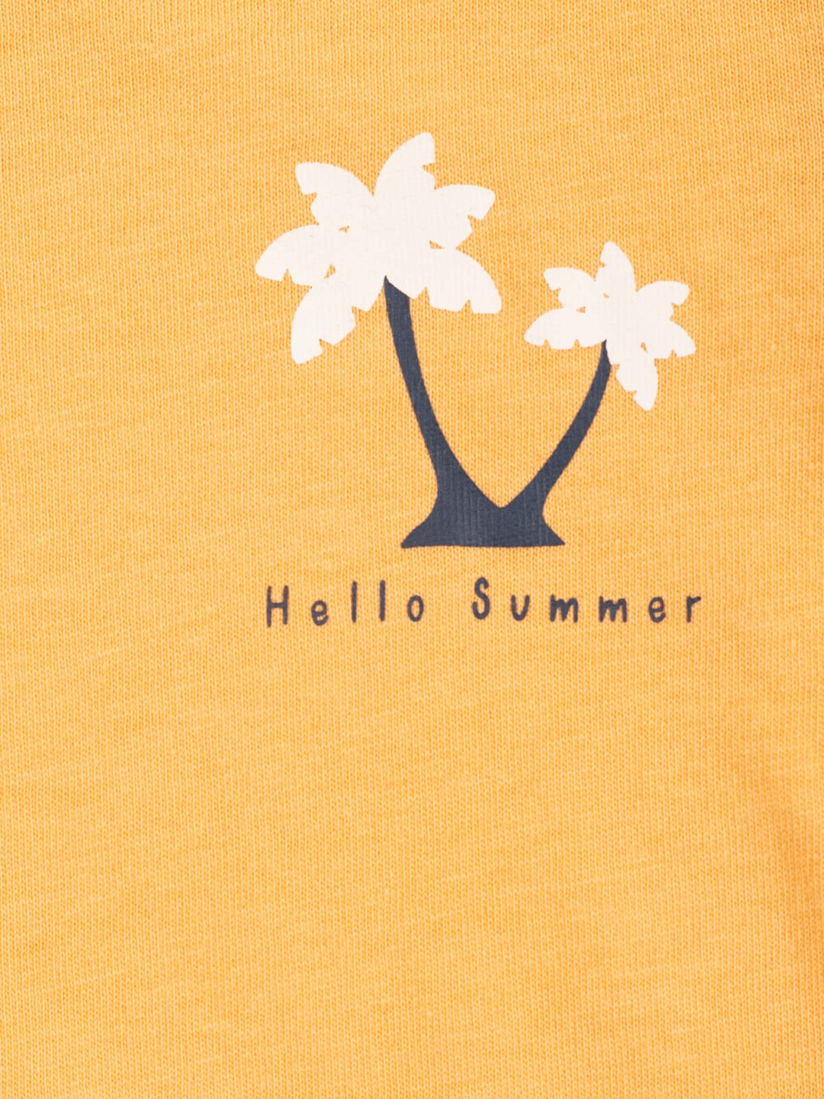 T-shirt abricot imprimé garçon (3-36M)