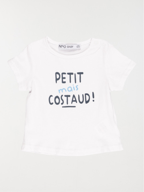 T-shirt blanc message...