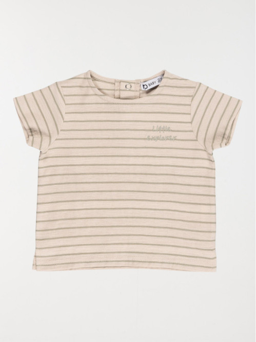 Tee-shirt rayé lin baby garçon (3-36M)