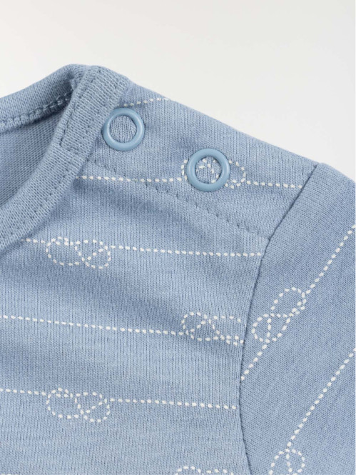 Tee-shirt denim bleu garçon (3-36M) Tee-shirt denim bleu garçon (3-36M)