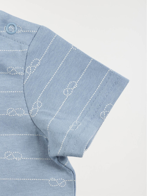 Tee-shirt denim bleu garçon (3-36M) Tee-shirt denim bleu garçon (3-36M)
