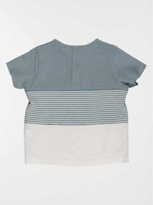 Tee-shirt tricolore garçon...