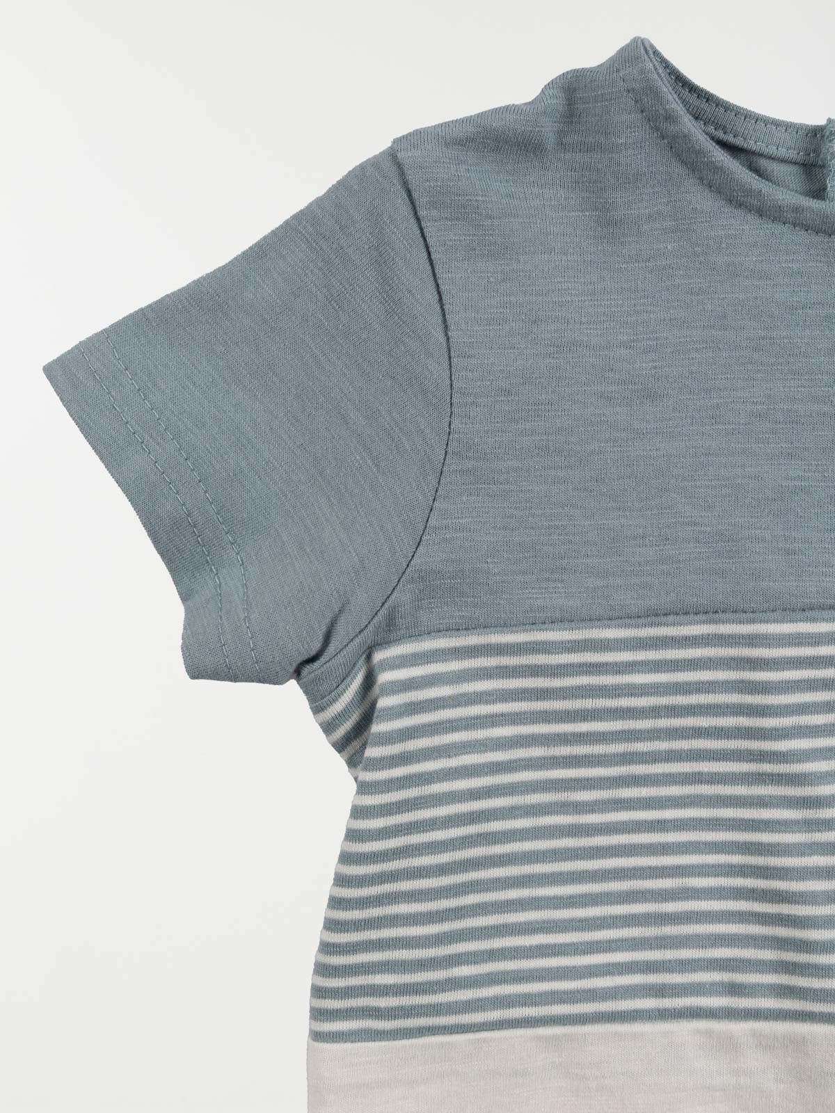 Tee-shirt tricolore garçon (3-36M) Tee-shirt tricolore garçon (3-36M)